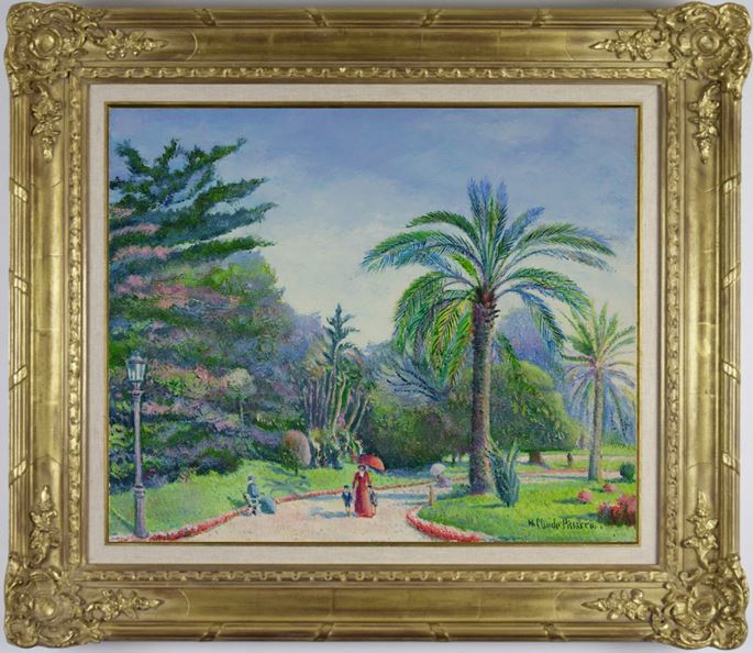 H. Claude Pissarro - L&#39;Heure de la Promenade (Monte-Carlo) | MasterArt